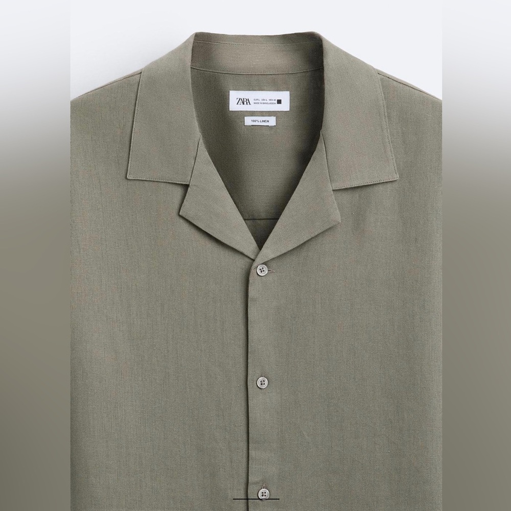Zara linen shirt